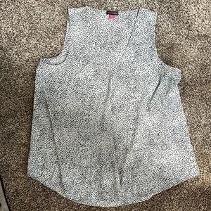 Womens M blue and black blouse